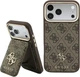 Etui na smartfon Apple iPhone 18 Pro Max/17 Pro Max Guess 4G z portfelem Magsafe Brown (GUBPHCP18XP4SM44CW) - obraz 1