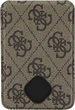Etui na smartfon Apple iPhone 18 Pro/17 Pro Guess 4G z portfelem Magsafe Brown (GUBPHCP18LP4SM44CW) - obraz 10