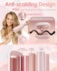 Потрійна плойка-хвиля для волосся NOVUS Hair Waver NV210AI (потрійні щипці для глибоких хвиль та голлівудської укладки) Рожевий - зображення 2