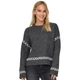 Свитер ONLAMANDA LS O-NECK DETAIL NCA KNT ONLY 15330089-Dark Grey Melange S Серый (5715600905253) - изображение 1