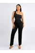 Женское модирующее боди на одно плечо German Volf German Volf MT230229-BK1 Черный XXXL/XXXXL 1320366 - изображение 5