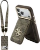 Etui na smartfon Apple iPhone 18 Pro Max/17 Pro Max Guess 4G z portfelem i smyczą Magsafe Brown (GUBPHUP18XP4SM44CW) - obraz 1
