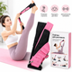 Еластичний тренажер-стрічка для йоги та розтяжки Stretching Tension Band з петлями для рук і ніг - изображение 1