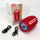 Портативная Bluetooth-колонка TG653 USB с ремешком, мощная переносная акустическая колонка. Цвет: красный - изображение 1