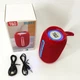 Портативная Bluetooth-колонка TG653 USB с ремешком, мощная переносная акустическая колонка. Цвет: красный - изображение 7