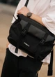 Сумка для ноутбука Sambag Roll з перфорацією 33х26х11 см чорна екошкіра - зображення 3