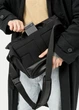 Сумка для ноутбука Sambag Roll з перфорацією 33х26х11 см чорна екошкіра - зображення 8