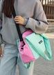 Жіноча спортивна сумка Sambag Flow з оксфорду 41x25,5x16,5 см м'ятна - зображення 9
