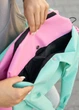 Жіноча спортивна сумка Sambag Flow з оксфорду 41x25,5x16,5 см м'ятна - зображення 15