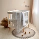Плед-конверт с одеялом Minky косичка Коты в облаках Маленька Соня 80х100 см серый - изображение 1