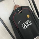 Ретро футбольна футболка Манчестер Юнайтед виїзна чорна довгий рукав сезон 2007-2008 розмір L вінтажна джерсі Manchester United - зображення 2