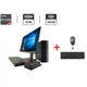 Комплект ПК: комп’ютер HP EliteDesk 705 G4 SFF / AMD Ryzen 5 2400G (4 (8) ядер по 3.6 - 3.9 GHz) / 16 GB DDR4 / 240 GB SSD / AMD Radeon RX Vega 11 Graphics + Монітор Dell P2319H / 23" (1920x1080) IPS / USB-Hub, VGA, HDMI, DisplayPort б/в - зображення 1