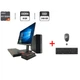 Комплект ПК: комп’ютер HP EliteDesk 705 G4 SFF / AMD Ryzen 5 2400G (4 (8) ядра по 3.6 - 3.9 GHz) / 8 GB DDR4 / 240 GB SSD / AMD Radeon RX Vega 11 Graphics + Монітор Dell P2319H / 23" (1920x1080) IPS / USB-Hub, VGA, HDMI, DisplayPort б/в + Подарунок - зображення 1