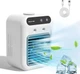 Мінікондиціонер портативний Cold Air Humidifier L7 охолоджувач повітря зі зволоженням 500 мл USB білий (SKU-700) - изображение 1