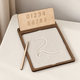 Пісочна абетка для дітей, дерев'яна пісочниця для навчання письма з літерами та цифрами, 30×22 см - зображення 1