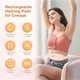 Грілка пояс Burn Buddy Graphene Heating Pad з вібромасажем, акумуляторна, 3 рівні нагріву, USB-C - изображение 3