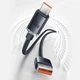 Кабель Baseus Crystal Shine Series Fast Charging Data USB to Type-C 100W 1.2m Blue CAJY000403 - зображення 11