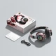 Игровые беспроводные наушники Xusom T12 Graffiti Edition - Black-Red - изображение 3