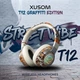 Игровые беспроводные наушники Xusom T12 Graffiti Edition - White-Orange - изображение 1