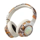 Игровые беспроводные наушники Xusom T12 Graffiti Edition - White-Orange - изображение 8