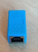 Соединитель RJ45 8P8C мама - мама RJ45 для соединения кабеля, экранированный, голубой - изображение 3