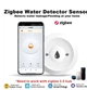 Датчик протечки воды Zigbee Tuya IH-K665, Smart Life, датчик затопления, CR2032 - изображение 1