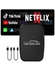 Автомобільна мультимедійна Android Video Box приставка Бездротовий адаптер Apple CarPlay AirPlay MirrorLink USB + Type-C WiFi безпровідний Карплей Перехідник для бездротового підключення та відтворення відео на екрані магнітоли авто Black - зображення 1