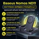Настільна зарядна станція з розетками та бездротовою зарядкою Baseus Nomos ND11 6-in-1 (MagSafe, 2xType-C, 1xUSB-A, 2xAC). Black - зображення 2