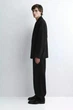 Верхня чоловіча сорочка-блейзер COS double-faced wool overshirt 1311486001 S Чорний - изображение 4