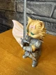 Фігурка котик рицар 16 см , мемний Cat Knight, кошеня обладунках з мечем - зображення 5