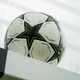 Футбольный мяч в стиле Адидас Champions League Лига Чемпионов Черно-салатовый Код: 0001-5 - изображение 2