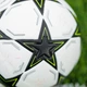 Футбольный мяч в стиле Адидас Champions League Лига Чемпионов Черно-салатовый Код: 0001-5 - изображение 4