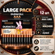Щелочные батарейки DURACELL AAA (LR03) MN2400 12 шт, Large Pack, Alkaline 1,5 В с защитой от протекания - изображение 4
