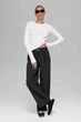 Жіночі штани Alo Yoga Suit Up Trouser Long Black W54187R — розмір M - изображение 2