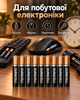 Щелочные минипальчиковые батарейки Duracell Plus AAA 8 шт LR03 1.5 В Alkaline с технологией Duralock для бытовой техники - изображение 5
