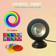 Лампа атмосферного освещения Sunset Red LED с эффектом закатного солнца, USB питание, поворотная головка - изображение 2