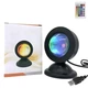 Лампа атмосферного освещения Sunset Red LED с эффектом закатного солнца, USB питание, поворотная головка - изображение 3