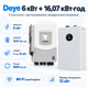 Комплект автономного енергопостачання Deye 6 кВт SUN-6K-SG06LP1-EU-BM2 + Deye SE-F16-C 16.07 кВт·год LiFePO4 - зображення 1