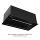 Витяжка повновбудована WEILOR LUMINA WBG 69 BLACK SILENCE - зображення 4