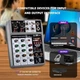 Микшер аудио BOMGE S4 черный 4-канальный USB Bluetooth - изображение 6