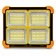 Переносной светодиодный прожектор JING PIN Solar LED Light 336 LED с солнечной зарядкой и USB, IP67 - изображение 8