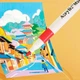 Набор акриловых маркеров MAP-10 • Маркеры для рисования, декора, творчества и росписи по разным поверхностям 12 шт-24 цв - изображение 4
