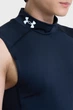 Чоловіча чорна майка UA HG Armour Comp Mock SL Under Armour M 1361521-001 - изображение 4