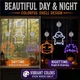 Светодиодные украшения на окно Halloween, набор 3 шт., тыква, призрак, летучая мышь - изображение 6