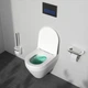 Унітаз підвісний Am.Pm Spirit V2.0 CSB1900SC AquaSpin з сидінням Soft Close дюропласт - изображение 4