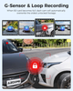 Видеорегистратор AZDOME M300S 4K UHD, Wi-Fi 5.8 ГГц, GPS, 170°, голосовое управление, WDR, G-сенсор, microSD 64 ГБ - изображение 6