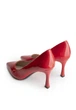 Туфлі на підборах жіночі Meideli 6264/Red/Polish/L8337-10/B 37 Червоний - изображение 4