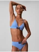 Комплект женского белья (бюстгальтер + трусики слип) хлопковый Calvin Klein 243337798 XS Голубой (1162888837) - изображение 1