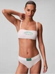 Комплект женского белья (бюстгальтер + трусики слип) хлопковый Calvin Klein 161025397 L Молочный (1162871484) - изображение 1