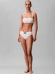 Комплект женского белья (бюстгальтер + трусики слип) хлопковый Calvin Klein 161025397 L Молочный (1162871484) - изображение 4